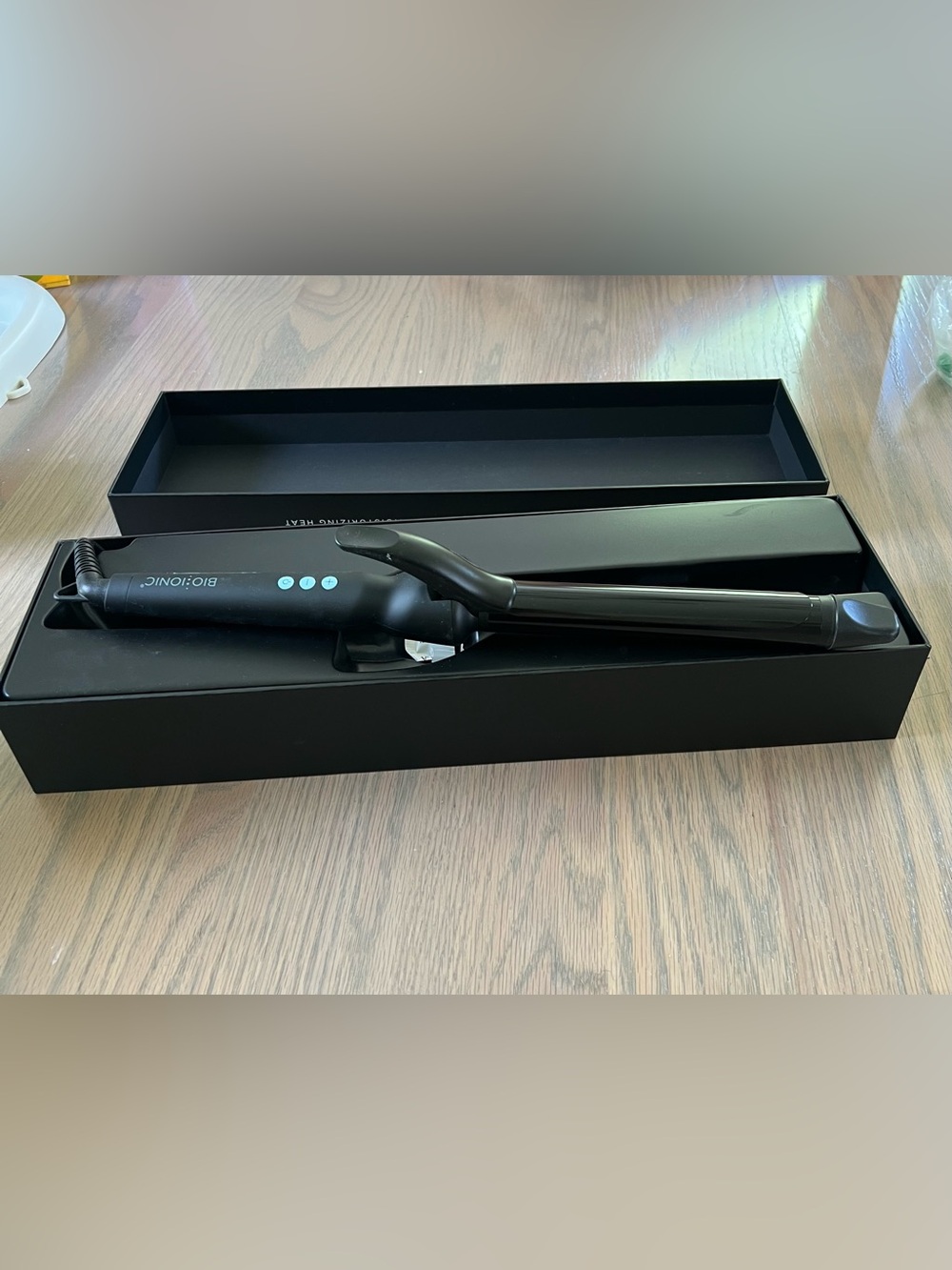Sleek Black Ceramic Hair Straightener - Unbranded
